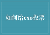 十步教你成为EXO的忠实投票粉丝！