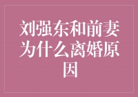 刘强东与前妻离婚的原因揭秘，背后的故事令人唏嘘不已